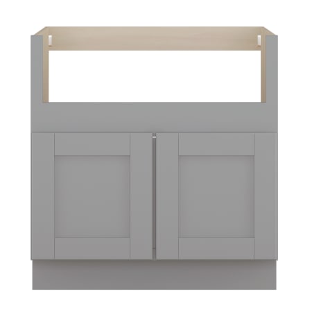 Sunny Wood Grayson 33" Wide Double Door Farm Sink Base Cabinet with Soft Close Hinges Dove Gray
