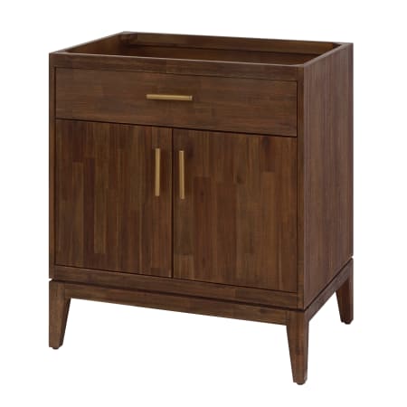 Sunny Wood Perry 30" Free Standing Hardwood Vanity Cabinet Only - Less Vanity Top Amber