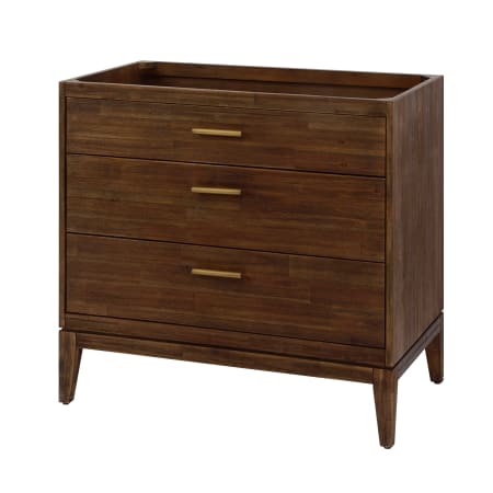 Sunny Wood Perry 36" Free Standing Hardwood Vanity Cabinet Only - Less Vanity Top Amber