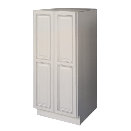 Sunny Wood Riley 24" Wide x 54" High Double Door Pantry Cabinet with 2 Shelves White