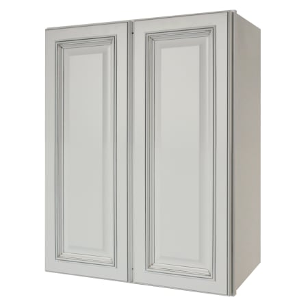 Sunny Wood Riley 24" Wide x 30" High Double Door Wall Cabinet with 2 Shelves White