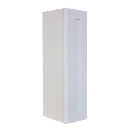 Sunny Wood Shaker Hill 9" Wide x 36" Tall Single Door Wall Cabinet Designer White