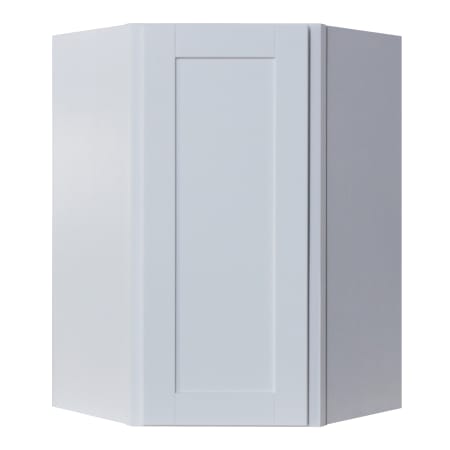 Sunny Wood Shaker Hill 24" Wide x 36" Tall Single Door Corner Wall Cabinet Designer White