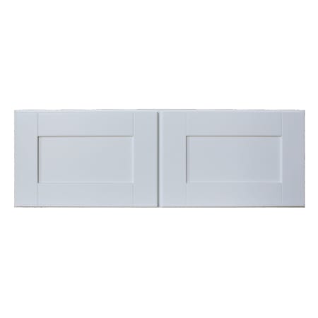 Sunny Wood Shaker Hill 36" x 12" Double Door Wall Cabinet Designer White