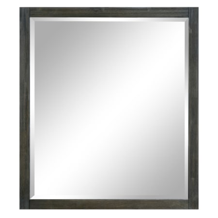 Sunny Wood Tyler 36" W x 40" H Modern Rectangular Framed Bathroom Wall Mirror Dark Pearl