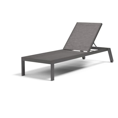 Sunset West Vegas 85" Wide Aluminum Framed Outdoor Chaise Chair Graphite