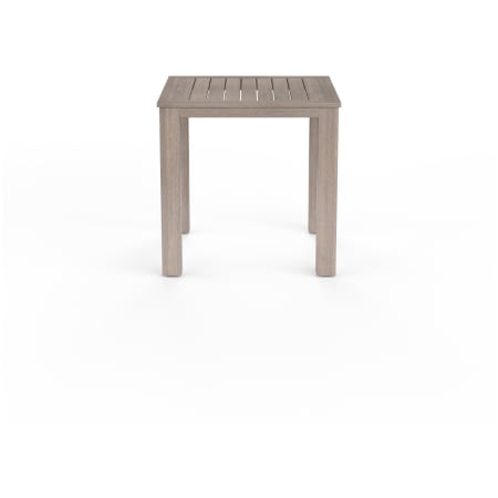 Sunset West Laguna 40" Wide Aluminum Outdoor End Table Driftwood