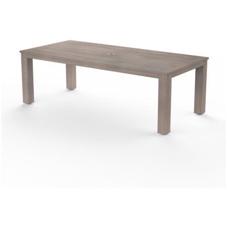 Sunset West Laguna 42" Wide Aluminum Outdoor Dining Table with Leaf Extension Driftwood