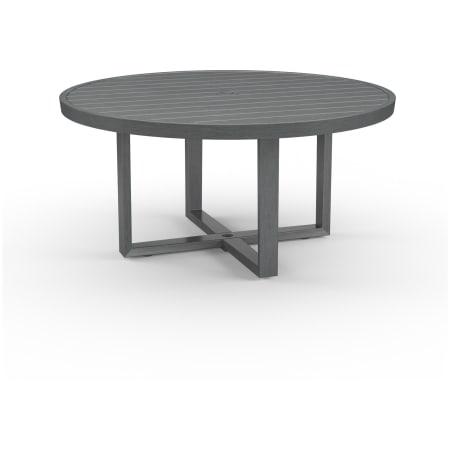 Sunset West Redondo 60" Diameter Aluminum Outdoor Dining Table Slate