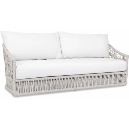 Sunset West Dana 33" Wide Rope Framed Sunbrella Outdoor Standard Sofa Natural / Linen Canvas