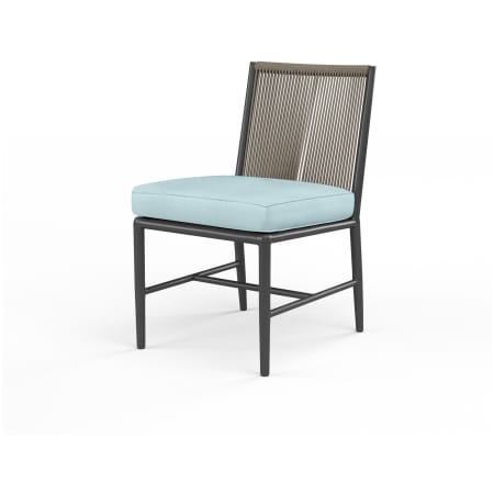Graphite / Dupione Celeste