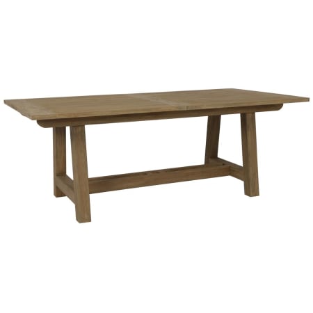 Sunset West Coastal Teak 39" Wide Teak Outdoor Dining Table with Leaf Extension Teak