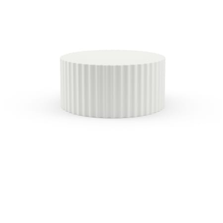 Sunset West Bazaar 41" Diameter Concrete Outdoor Coffee Table Bone