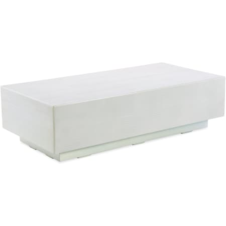 Sunset West Bazaar 60" Wide Concrete Outdoor Coffee Table Bone