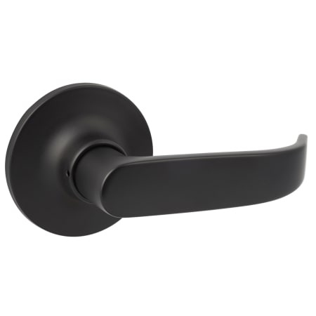 Sure-Loc Alder Non-Turning One-Sided Dummy Door Lever with Round Rose Flat Black
