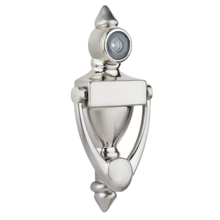 Sure-Loc 5-7/16 Inch Tall Urn Door Knocker with 180 Degree Viewer Satin Nickel