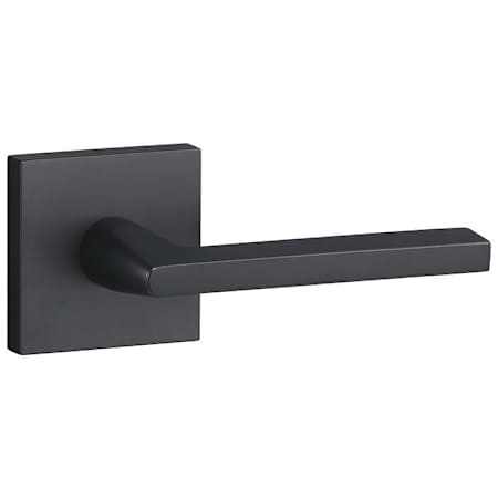 Sure-Loc Escala Non-Turning One-Sided Dummy Door Lever with Square Rose Flat Black