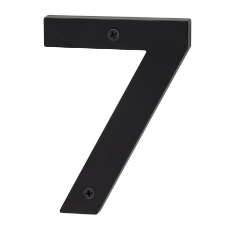 Sure-Loc 5 Inch Tall Zinc House Number 7 Flat Black