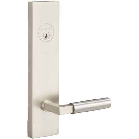 Sure-Loc Levanto Single Cylinder Keyed Entry Lever Set and Deadbolt Combo with Rectangle Rose Satin Nickel