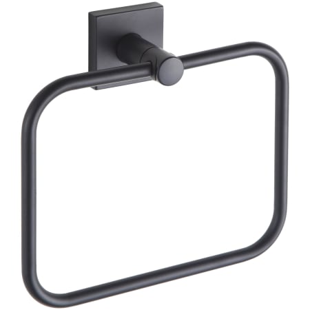 Sure-Loc Monza 7-1/2" Wall Mounted Towel Ring Flat Black