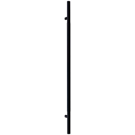 Sure-Loc Knurled 36" Center to Center Single Door Pull Flat Black