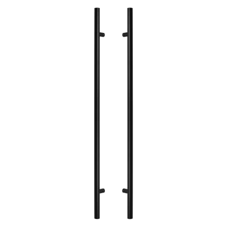 Sure-Loc Round 60" Center to Center Single Door Pull Flat Black