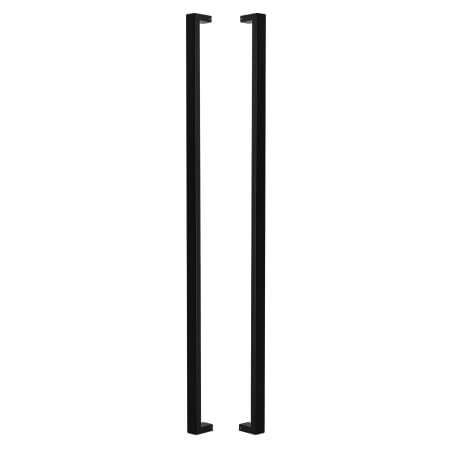 Sure-Loc Square 48" Center to Center Single Door Pull Flat Black