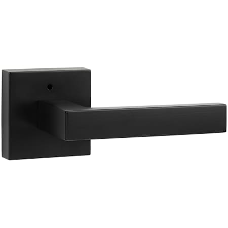 Sure-Loc Siena Privacy Door Lever Set with Square Rose Flat Black