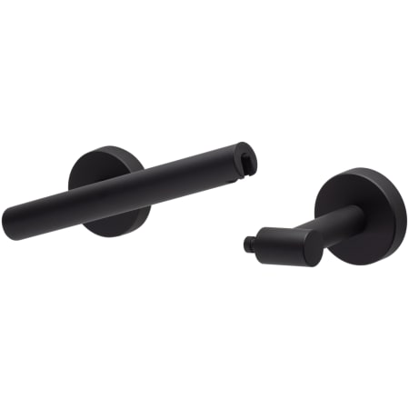 Sure-Loc Sorrento Two Post Wall Mounted Toilet Paper Holder Flat Black