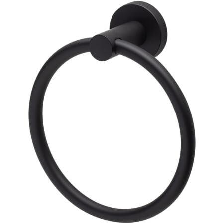 Sure-Loc Sorrento 6-5/16" Wall Mounted Towel Ring Flat Black