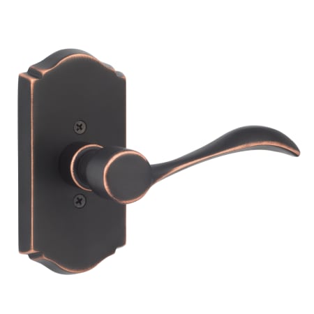 Sure-Loc Sandstone Right Handed Non-Turning One-Sided Dummy Door Lever with Arch Rose Vintage Bronze