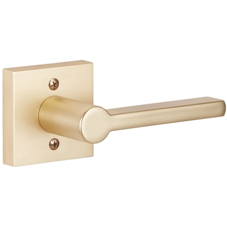 Sure-Loc Verona Non-Turning One-Sided Dummy Door Lever with Square Rose Satin Brass