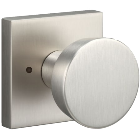 Sure-Loc Zermatt Privacy Door Knob Set with Square Rose Satin Nickel
