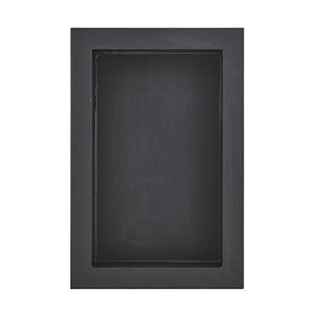 Swiss Madison Dover 24" x 16" x 3-1/2" High Impact Polystyrene Shower Niche Dark Grey