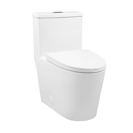 Swiss Madison Dreux .95 / 1.26 GPF Dual Flush One Piece Elongated Toilet with Push Button Flush - Seat Included