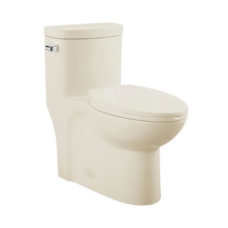 Swiss Madison Sublime 1.28 GPF One Piece Elongated Toilet with Left Hand Lever - Seat Included Bisque