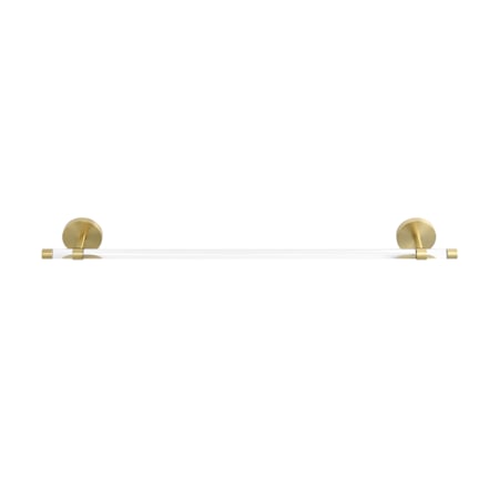Swiss Madison Verre 24-1/2" Towel Bar Brushed Gold