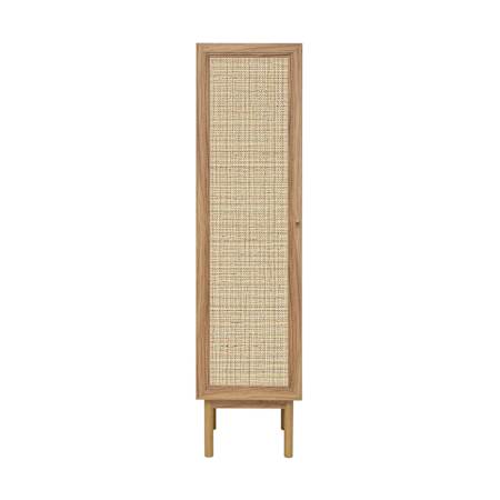 Swiss Madison Classe 60" MDF Free Standing Linen Tower Oak