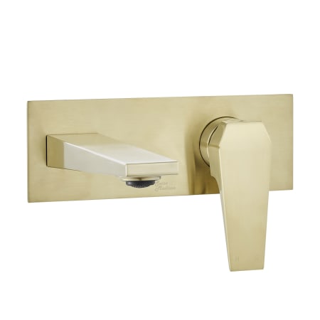 Swiss Madison Voltaire 1.2 GPM Wall Mounted Single Hole Bathroom Faucet Brushed Gold