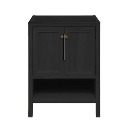 Swiss Madison Chateau 24" Single Free Standing Vanity Cabinet Only - Less Vanity Top Black Oak