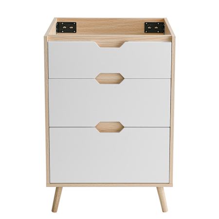 Swiss Madison Brusque 24" Single Free Standing Vanity Cabinet Only - Less Vanity Top White Oak