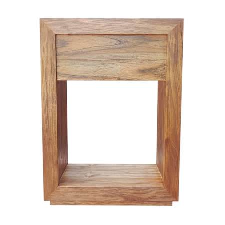 Swiss Madison Rennes 24" Wood Console Stand Only Natural Teak