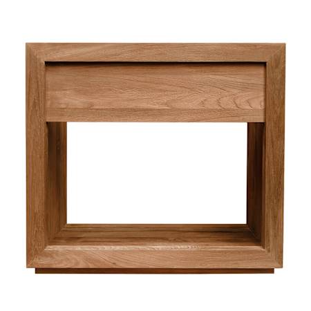 Swiss Madison Rennes 18" Single Free Standing Vanity Cabinet Only - Less Vanity Top Natural Teak