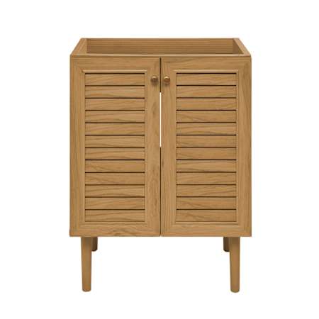 Swiss Madison Bron 18" Single Free Standing Vanity Cabinet Only - Less Vanity Top Oak