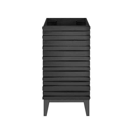 Swiss Madison Cascade 19" Single Free Standing Vanity Cabinet Only - Less Vanity Top Black