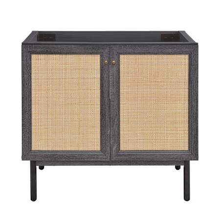 Swiss Madison Classe 36" Single Free Standing Vanity Cabinet Only - Less Vanity Top Black