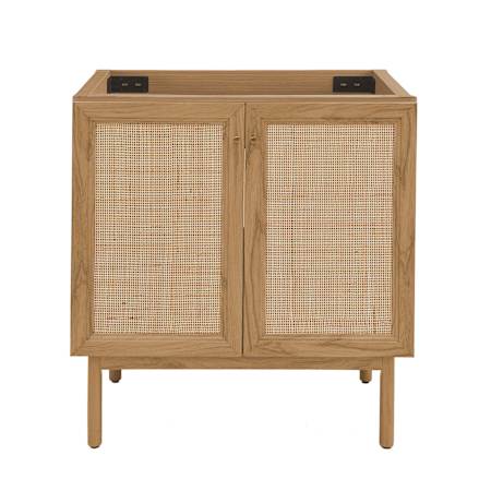 Swiss Madison Classe 30" Single Free Standing Vanity Cabinet Only - Less Vanity Top Oak