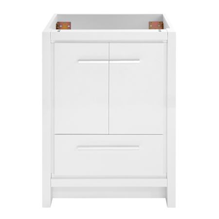 Swiss Madison Virage 24" Single Free Standing Vanity Cabinet Only - Less Vanity Top Glossy White