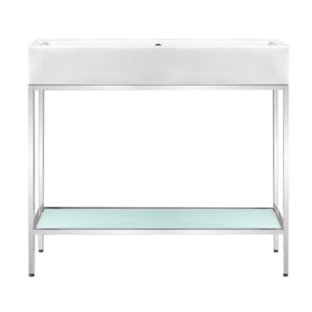 Swiss Madison Pierre 33-1/2" High Console Sink Set Chrome