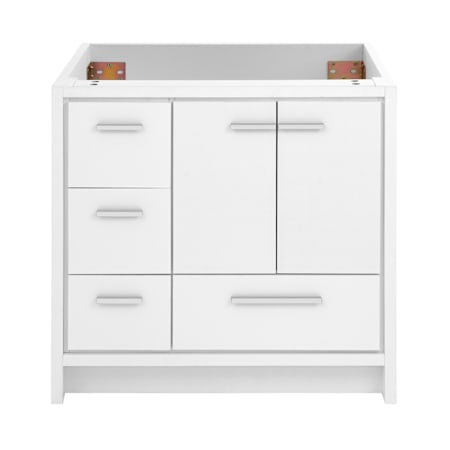 Swiss Madison Virage 36" Single Free Standing Vanity Cabinet Only - Less Vanity Top Glossy White